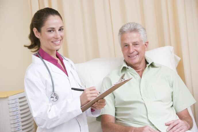 Dokter en patiënt