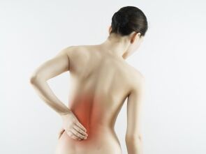 lage rugpijn als gevolg van osteochondrose